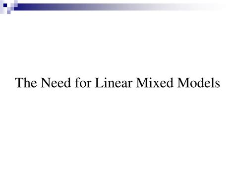Linear Mixed Models 的图像结果