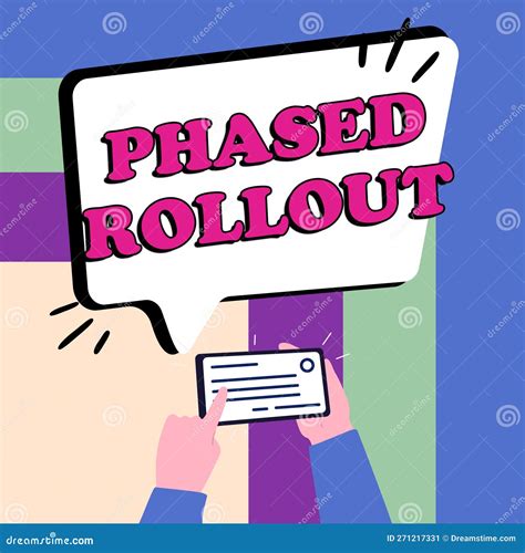 Inspiration Showing Sign Phased Rollout. Word Written on the Practice ...