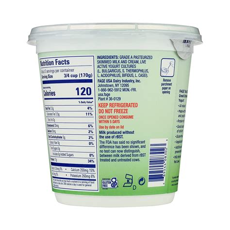 Greek Yogurt Nutrition Facts Fage at Jo Diggs blog