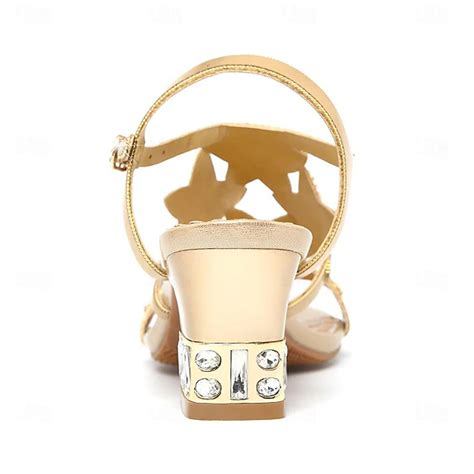 Blue Women's Sandals with Decorative Flower Embellishments and Mid Heel ...
