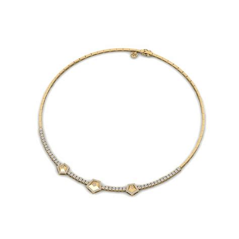 Order GLAMIRA Collier Protostar in Round cut 14ct Yellow Gold Lab Grown ...