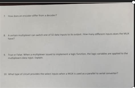 Image result for Encoder Decoder Questions