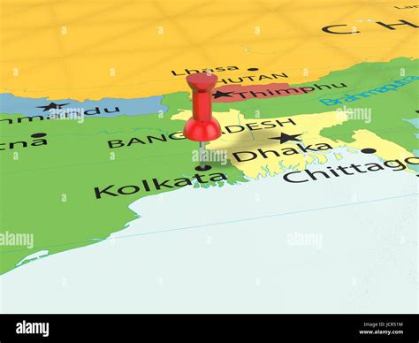 Map of kolkata hi-res stock photography and images - Alamy