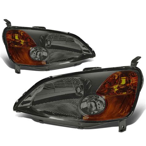 Factory style headlights 01 03 honda civic sedan coupe – Artofit
