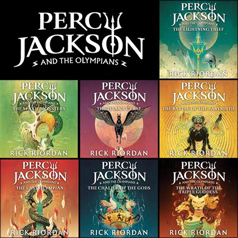 Percy Jackson and Olympians (series) by Rick Riordan : r/AudiobookCovers