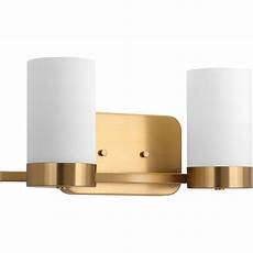 Brushed Bronze Bathroom Lighting by Progress Lighting Elevate 2 Light Brushed Bronze Bath Brushed Bronze Bathroom Lighting