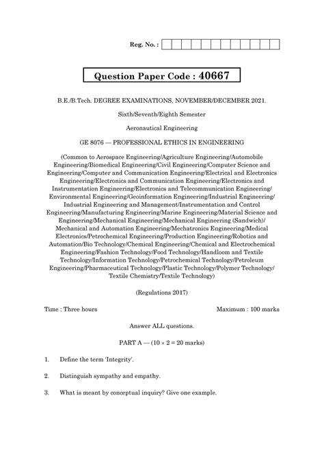 5 6107037985574749397 professional ethics practice materials - Reg. No ...