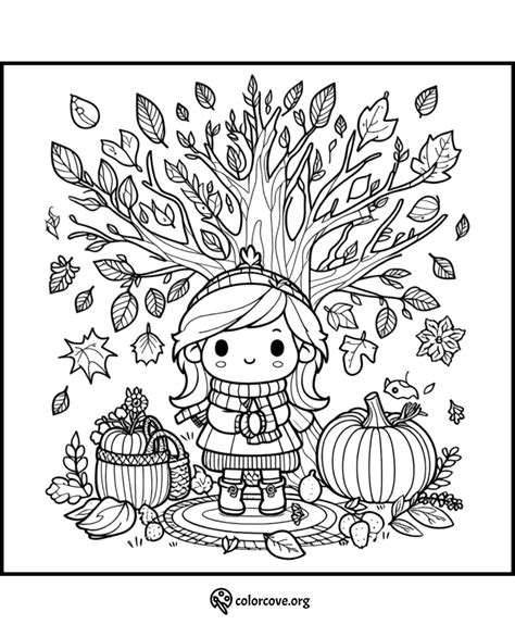 52 Free Fall Coloring Pages – The Color Cove