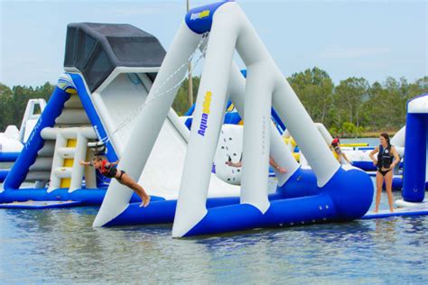 Image result for Sinking Inflatables in Pool