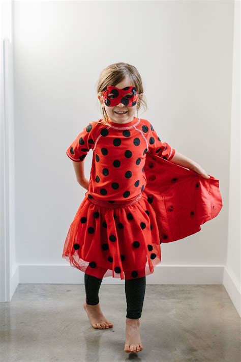 Kids Ladybug Costume DIY - The Effortless Chic | Ladybug costume, Cute ...