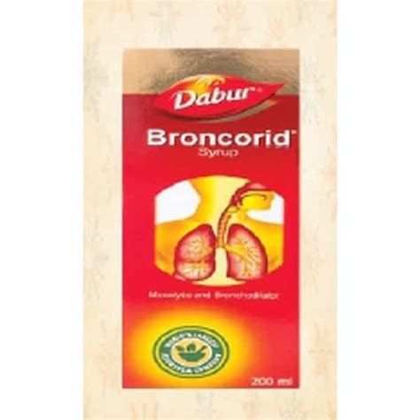 Buy DABUR BRONCORID SYRUP PACK OF 2 Online & Get Upto 60% OFF at PharmEasy
