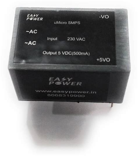 microsmps Easy Power (180 -260) VAC to 5VDC/500 mA SMPS Power Supply ...