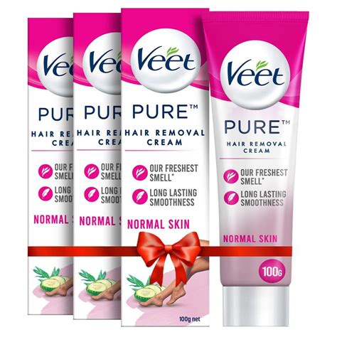 Buy Veet Pure Hair Removal Cream for Women With No Ammonia Smell ...