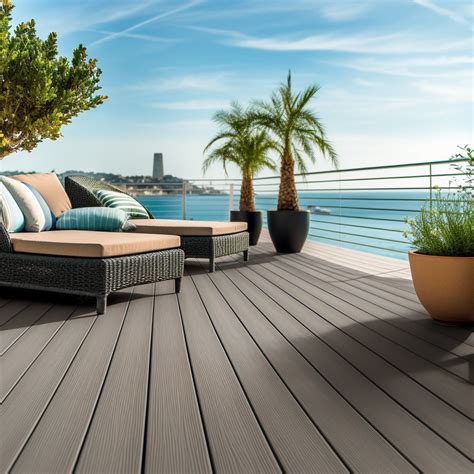WPC 3D Wood Grain Wood Plastic Composite Deck Outdoor Garden Flooring ...