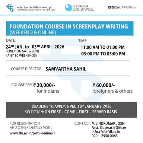 Online Courses | FTII