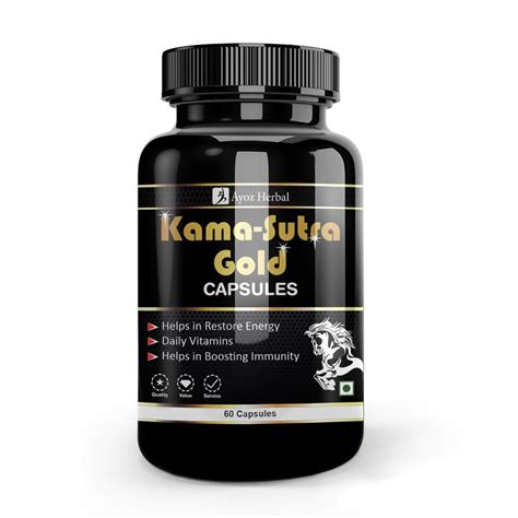 Buy Ayoz Herbal KamaSutra Gold– Ayurvedic Supplement with Shilajit ...