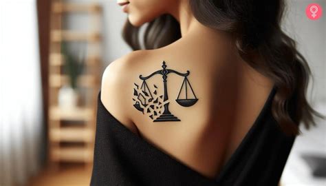 Scales of Justice Tattoos for Females: Meaningful Designs and Symbolism