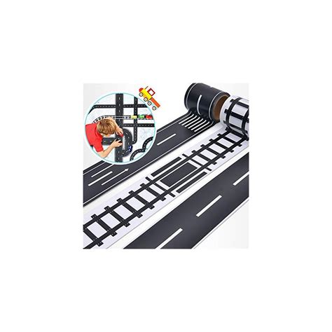 Buy Race Car Track Road Tape Kids Toy Car Party Tape-Sticker Roll for ...