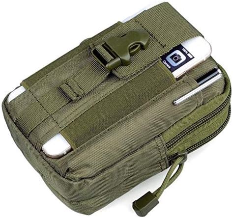 Divinext Tactical Waist Belt Bag Pouch Mobile Case Holder, 7 X 4.5 X 1. ...