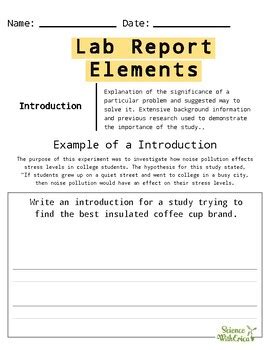 Image result for Introduction to Writing a Lab Report
