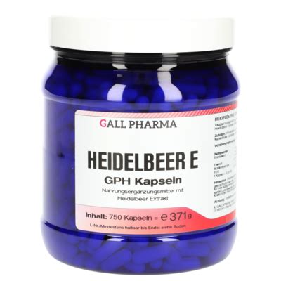 Heidelbeer E GPH Kapseln [4010797]-Gall-Pharma GmbH-Online-Shop