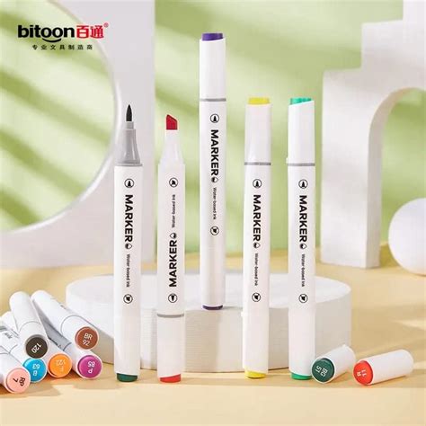 Color Markers Twin Tip - Double Tip Markers (Pack of 36) | GBR-BT9500 ...