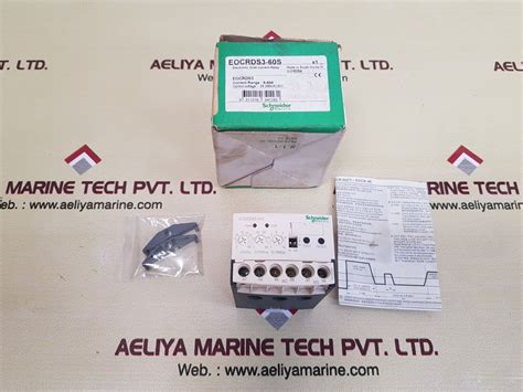 Schneider electric eocrds3-60s electronic over-current relay – Aeliya ...