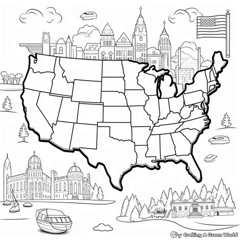 Usa Coloring Pages - Free & Printable!