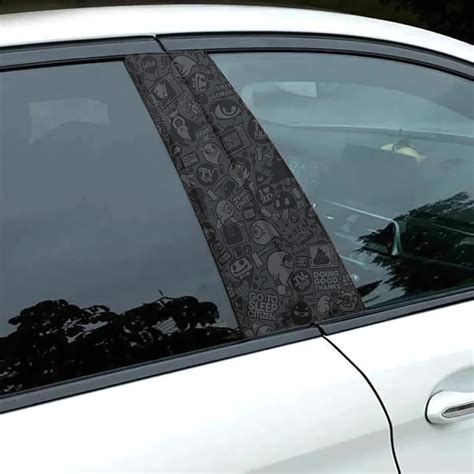 Unique B-Pillar Car Graphics for All Cars - Both Sides | Motorik Detailing