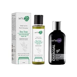 Buy Skinatura Tea Tree Anti-Dandruff Hair Oil (110ml) Scalp Care & Root ...