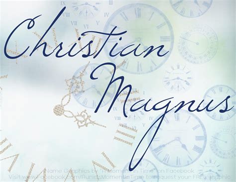 Christian Magnus - Unique Baby Name