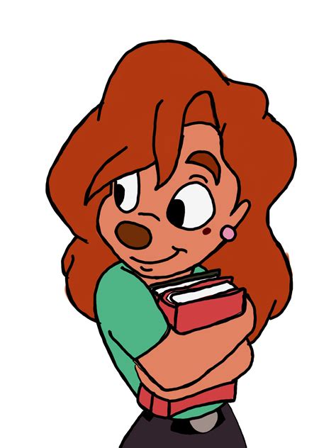 A Goofy Movie: Roxanne Digital Art by GBM | Cute canvas paintings ...