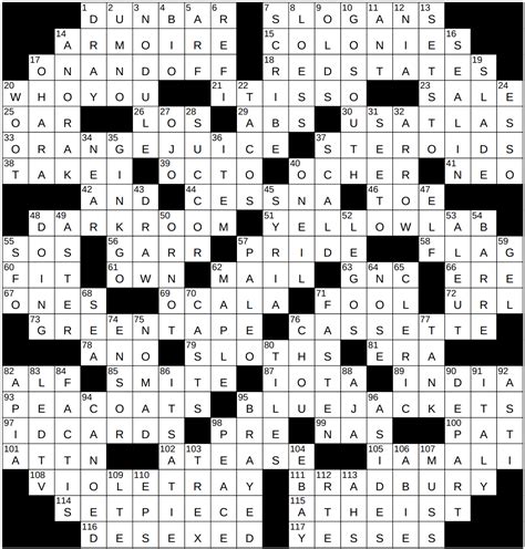 0604-23 NY Times Crossword 4 Jun 23, Sunday - NYXCrossword.com