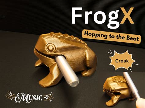 Percussion Frog – 3D-Printed Croaking Instrument by UniversalMaker ...