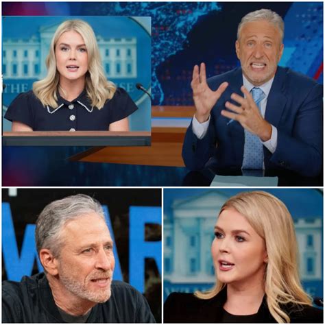 YOUR BRAIN MISSED MAKEUP’: Jon Stewart’s Savage Joke Sends Karoline ...