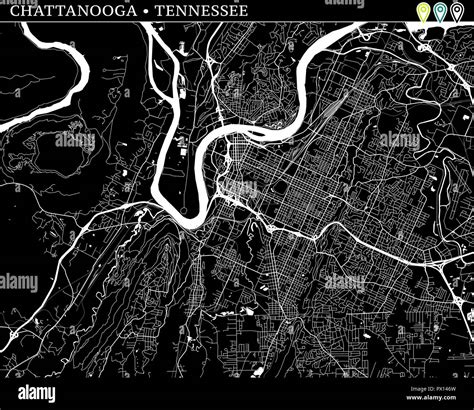 Chattanooga city Stock Vector Images - Alamy