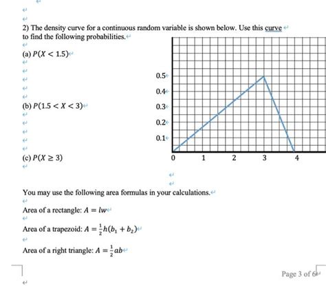 Image result for Continuous Random Variable Diagram
