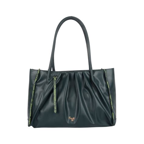 Blackberry Green Large Tote Bag