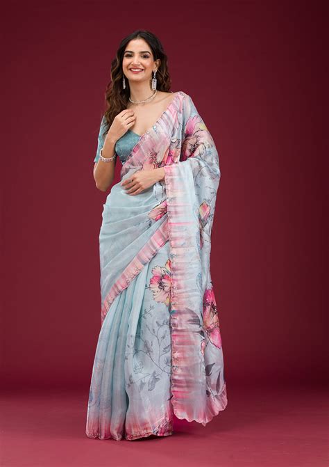 Floral Saree - Buy Floral Print Saree Online At Best Price – Koskii
