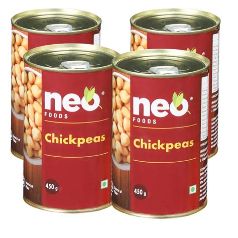 Neo Boiled Chickpeas Can I P4 I Best For Indian Curry, Salad, Hummus I ...