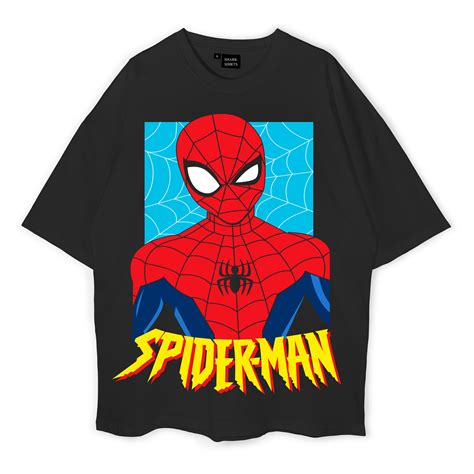 Sneakerhead Spider Man Oversized T-Shirt - Shark Shirts