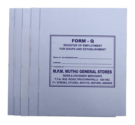 MPM Register Note, 6 Inches x 1 Inches x 8 Inches, Pack of 5 : Amazon ...