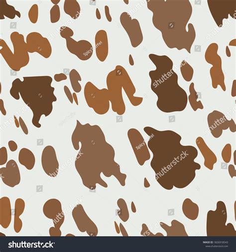 Brown Cow Print Background
