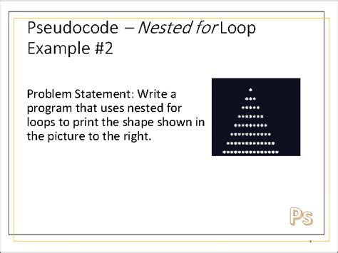 Image result for Nested Loop Pseudocode