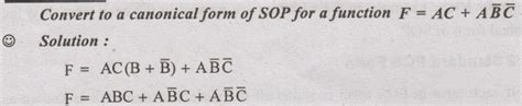 Sum of Products and Product of Sum - Solved Example Problems | Boolean ...