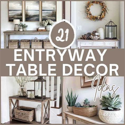 21 Easy Entryway Table Decor Ideas for a Welcoming Home