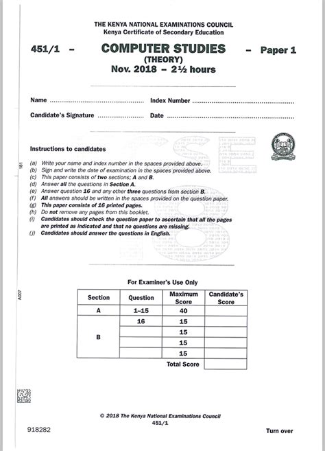 KCSE Computer Answers 的图像结果