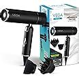 Vega Style Pro 1600W Foldable Hair Dryer with 2X Faster Drying, 3 Heat ...