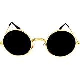 Buy Criba Gradient Oversized Unisex Sunglasses - (round blu mrc+gld blk ...