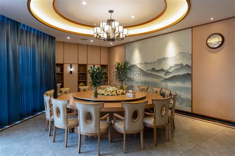 新中式餐饮空间大厅设计设计图__室内设计_环境设计_设计图库_昵图网nipic.com